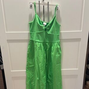 a new day Bright Green Midi Sundress